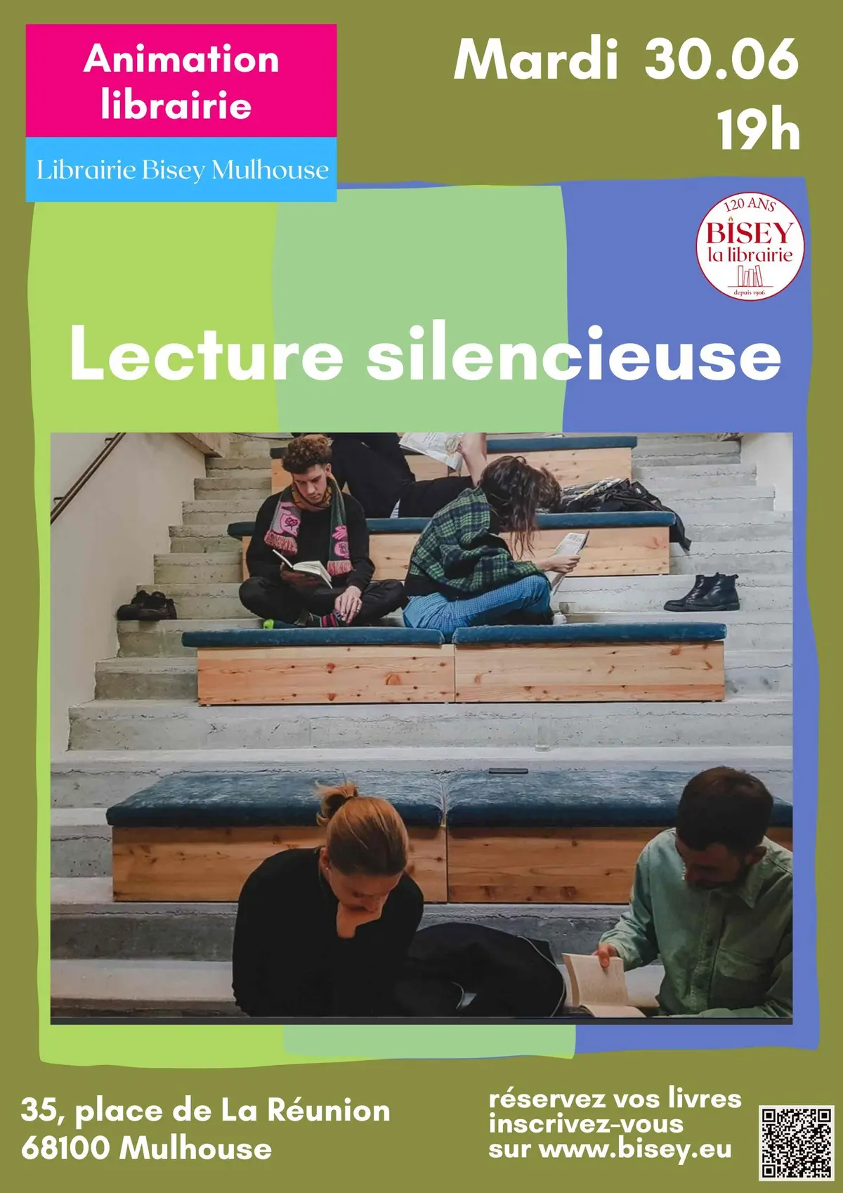  Animation librairie - Lecture silencieuse