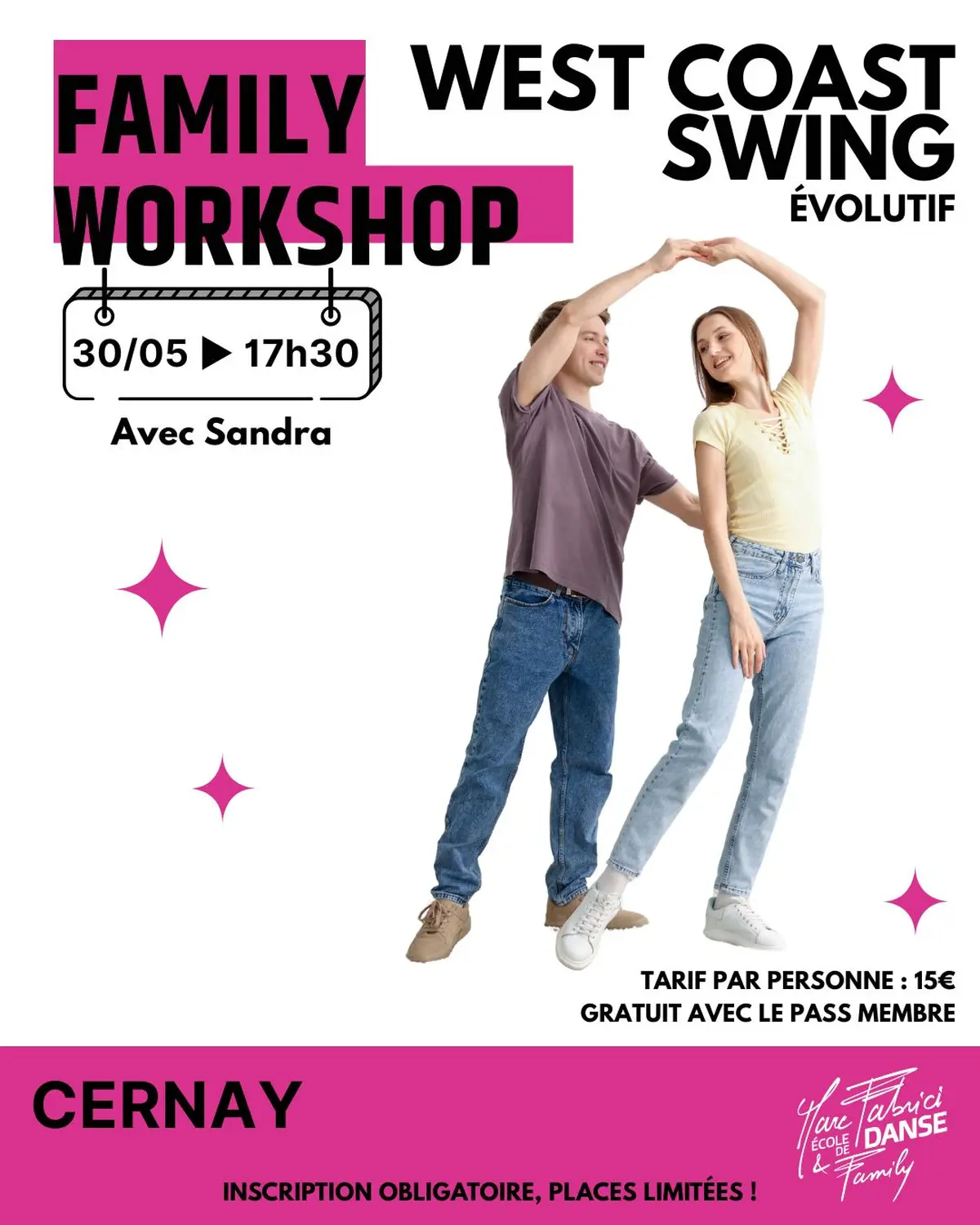 Family Workshop – West Coast Swing (Niveau évolutif)