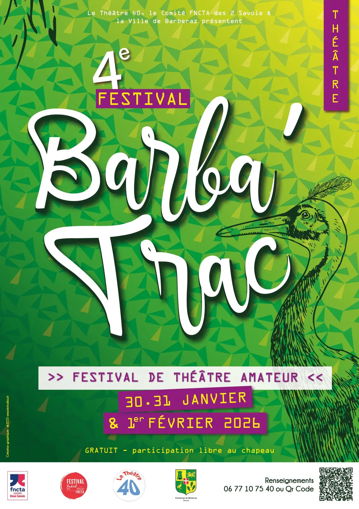 Festival Barba'Trac de théâtre amateur