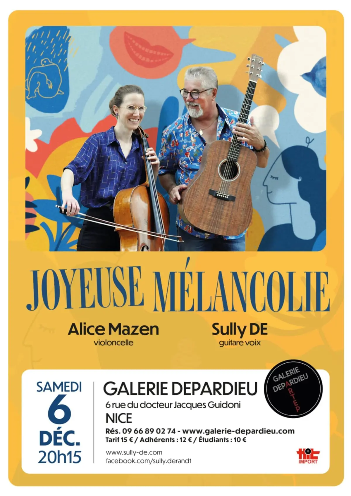 Joyeuse Mélancolie Duo Alice MAZEN  & Sully DE 