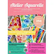 Atelier aquarelle Joie des couleurs, magie de l'eau