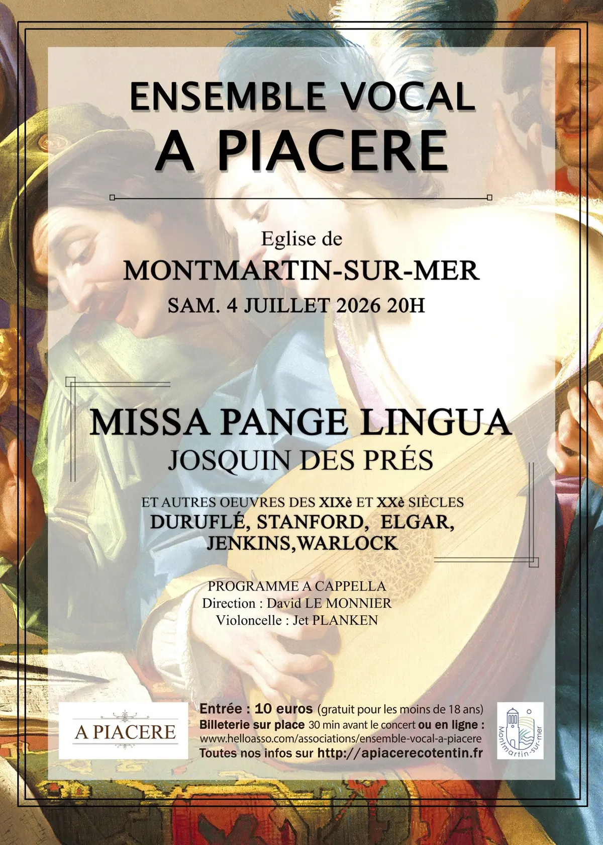 Ensemble A PIACERE - Chefs-d'oeuvre de la musique renaissance et romantique