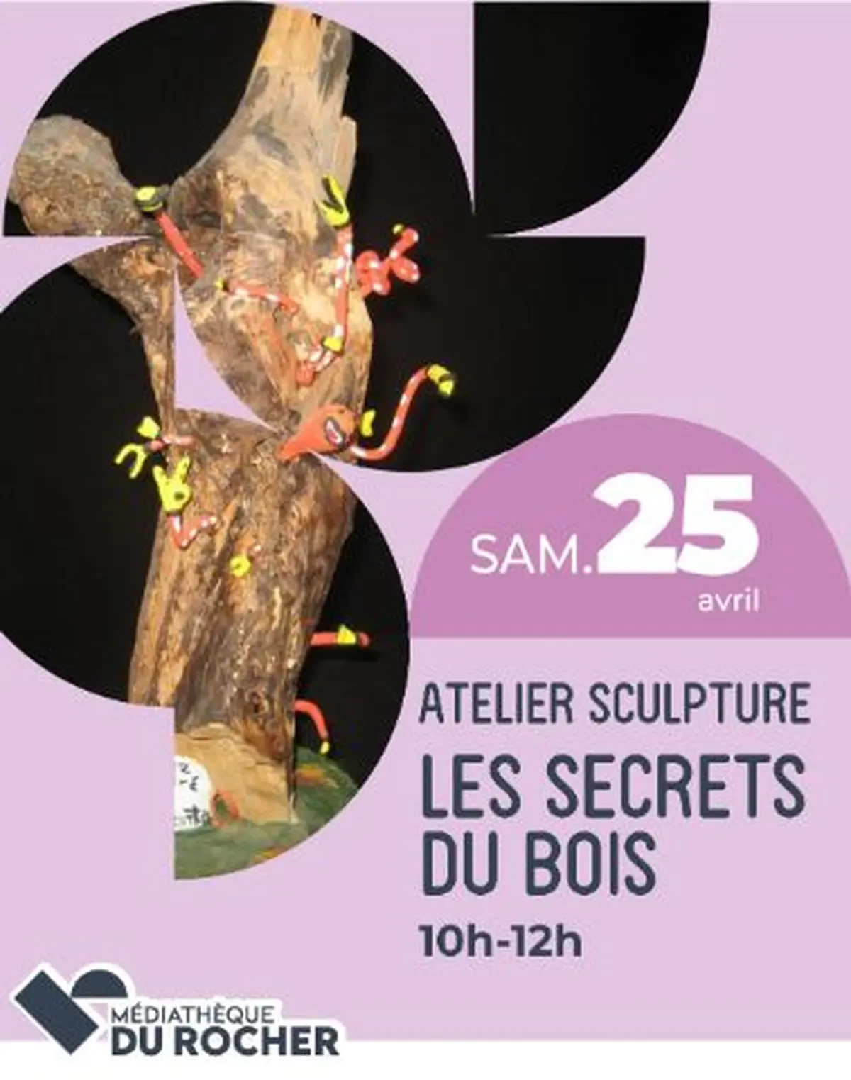 Atelier sculpture Les secrets du bois
