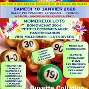 Loto au profit des oeuvres sociales des médaillés militaires