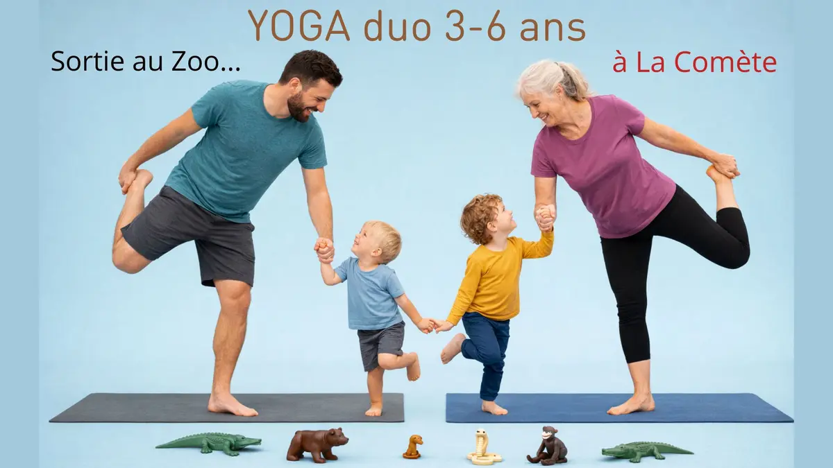 Yoga duo parent-enfant 3-6 ans à La Comète, Hésingue