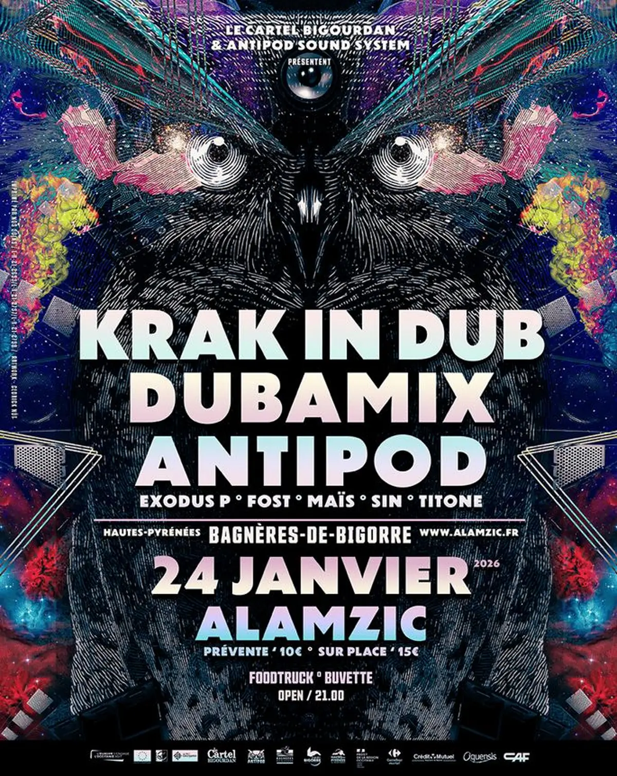 Soirée Electro - Dubamix - Krak in Dub - Antipod