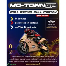 Mo-TownGP : la course de motos en carton la plus folle de la région lyonnaise