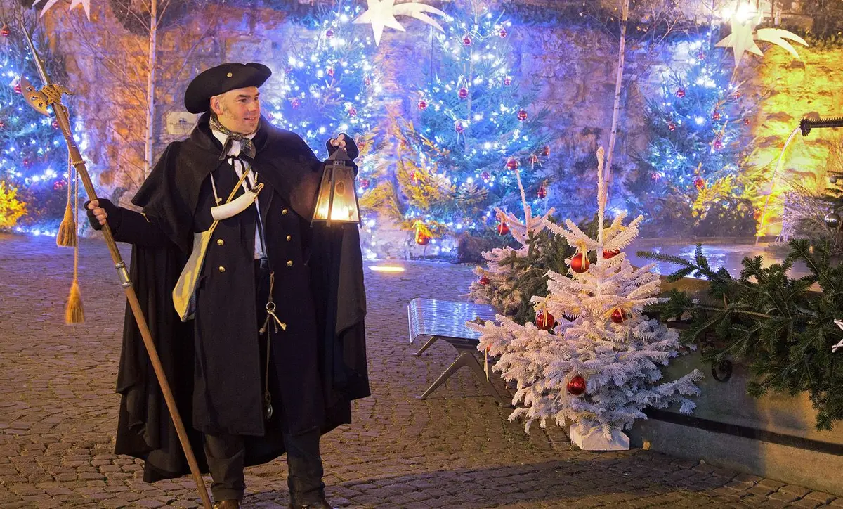 La Ronde de Noël du Veilleur de Nuit à Eguisheim