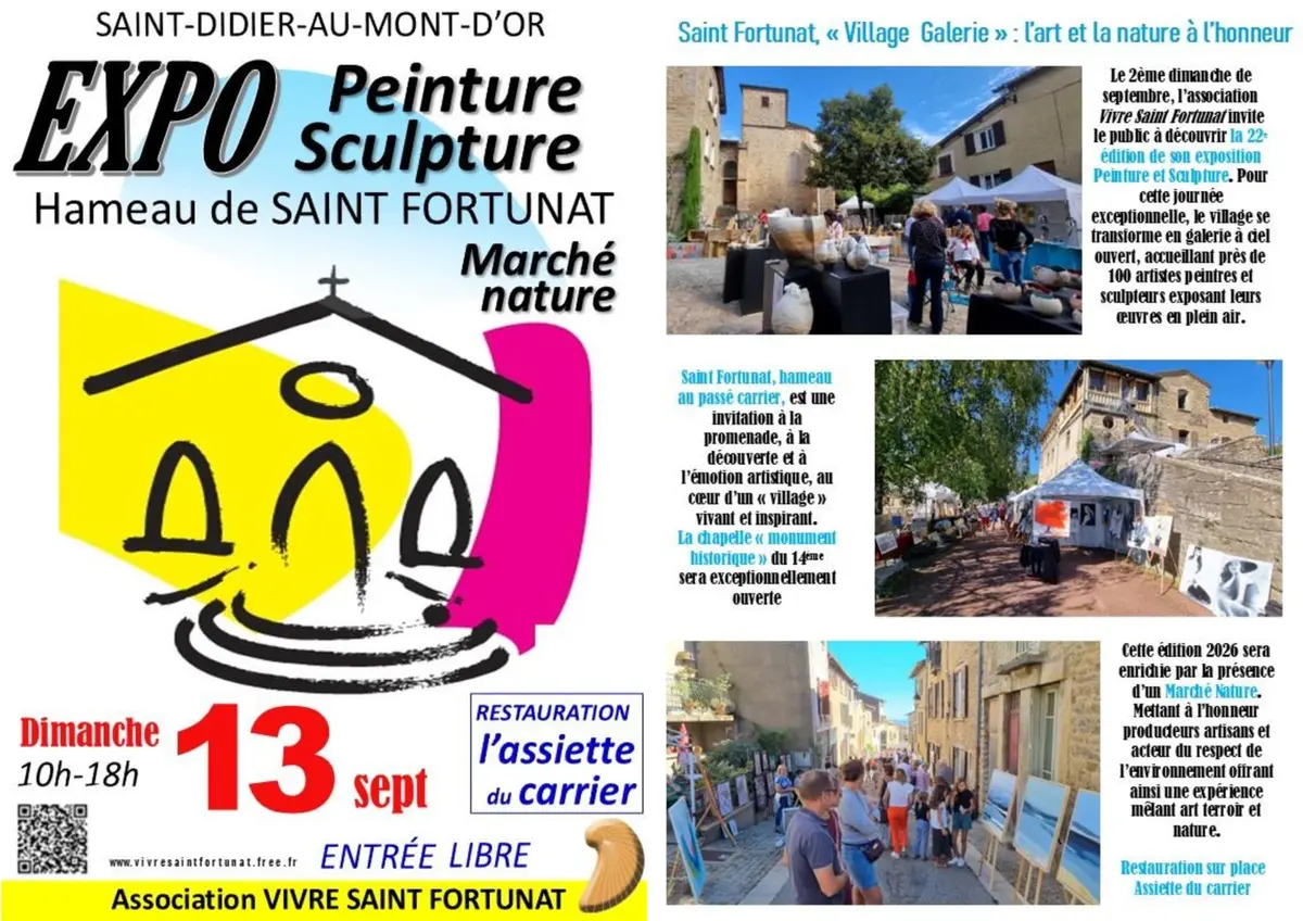 22ème Rencontre Peinture et Sculpture Hameau de St Fortunat