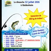 Pêche inter-copains le 12 juillet 2026