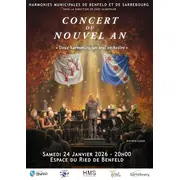 Concert du Nouvel An des Harmonies municipales de Benfeld et Sarrebourg