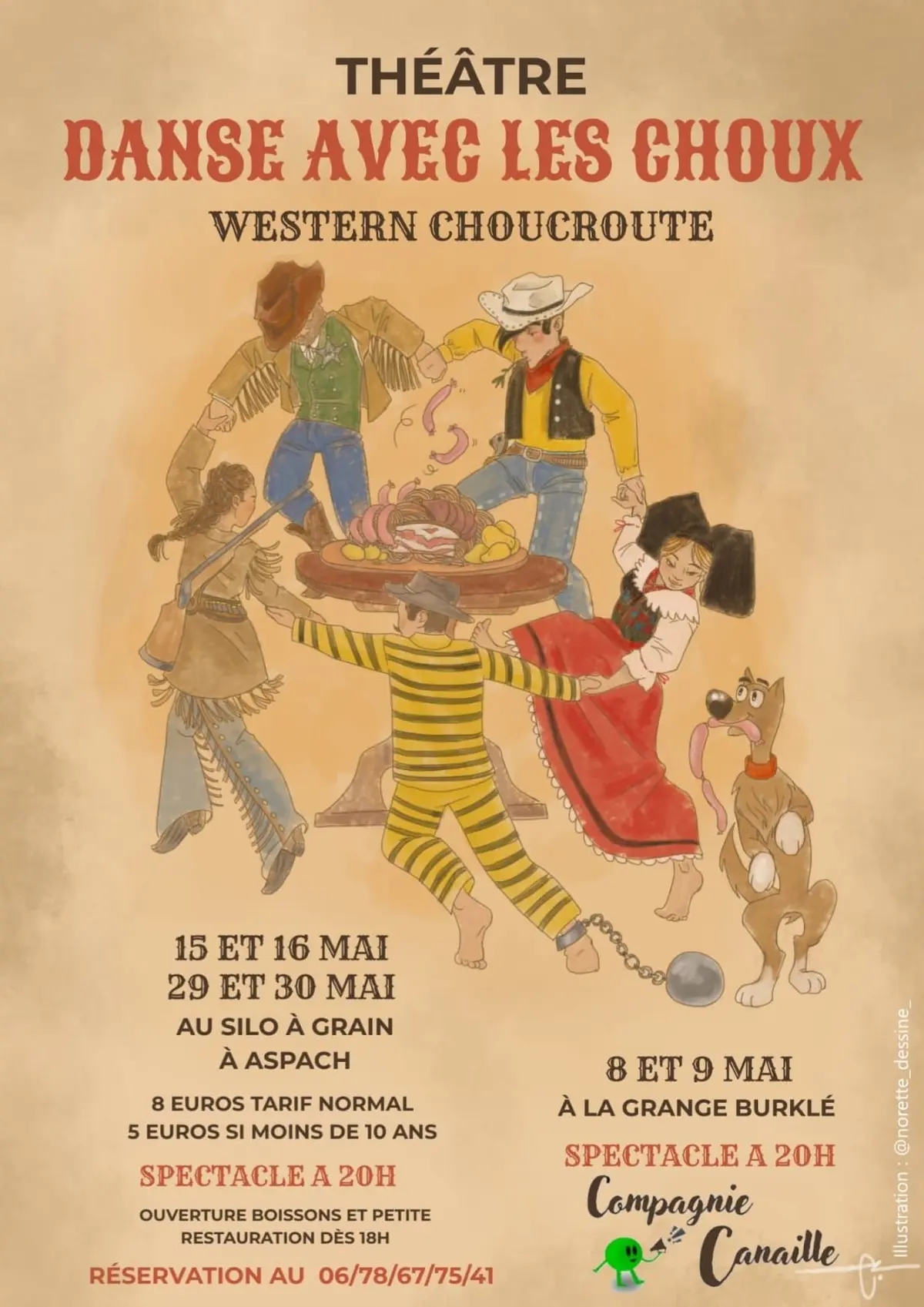 Danses avec les choux (western Choucroute)