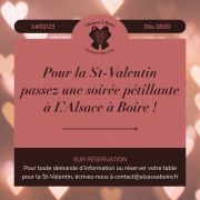 Saint-Valentin pétillante