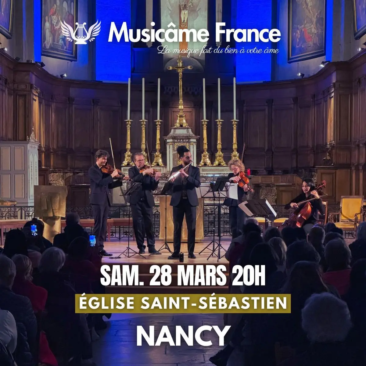 Concert à Nancy : Vivaldi, Bach, Mozart, Tchaïkovski, Rachmaninov, Schubert...