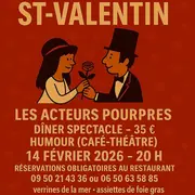 Diners spectacles st Valentin 