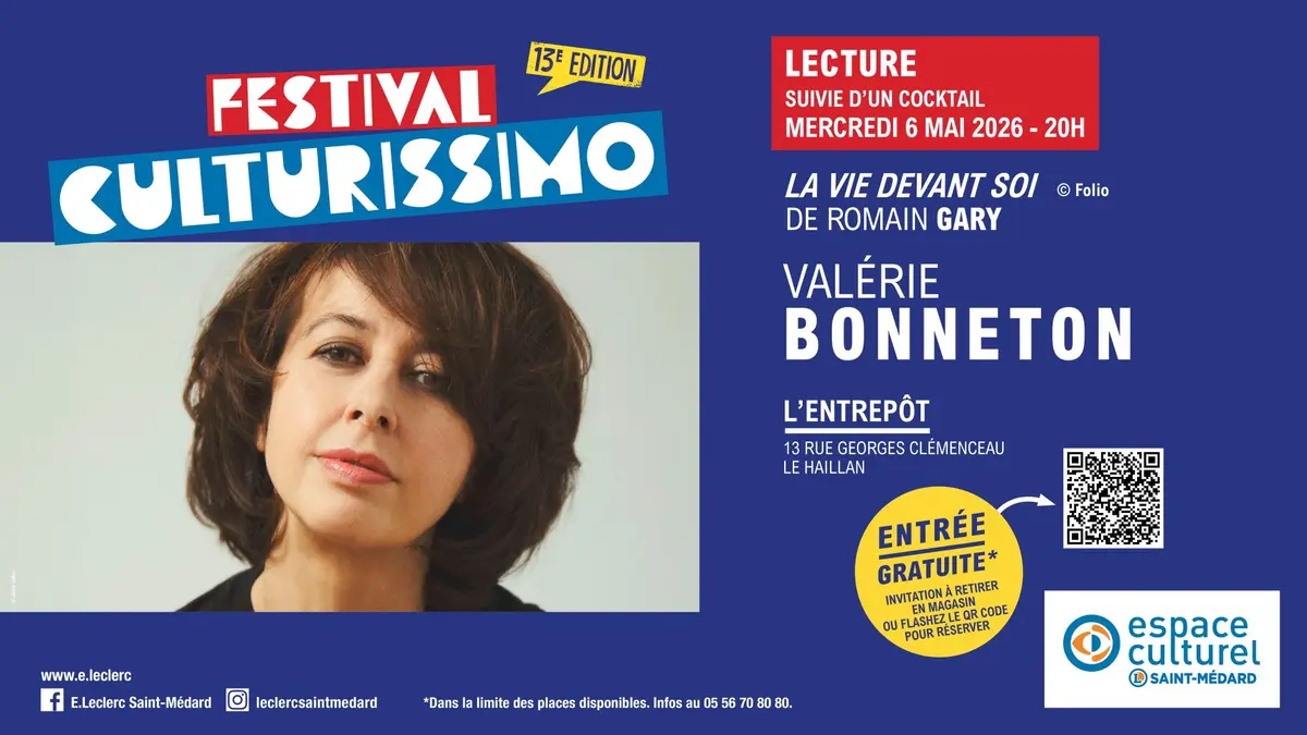 Culturissimo - Lecture de Valérie Bonneton