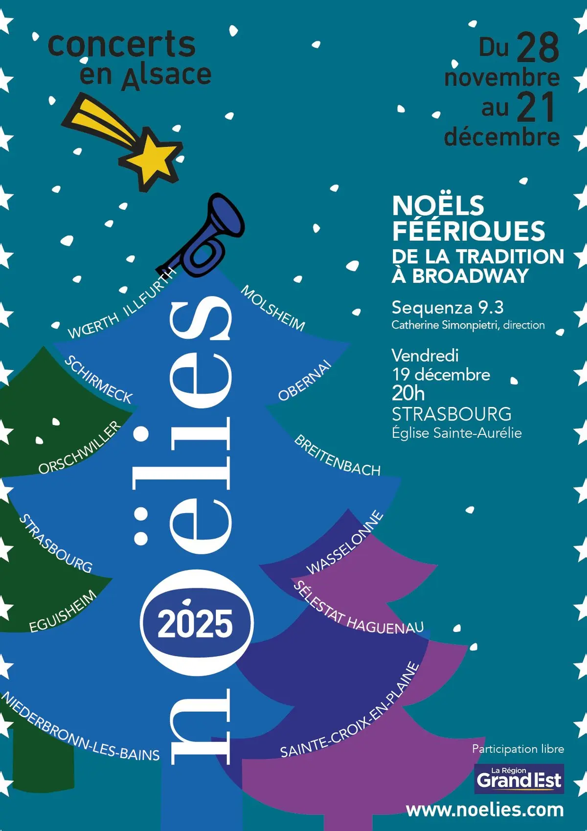 Les Noëlies - Noëls féériques : de la tradition à Broadway