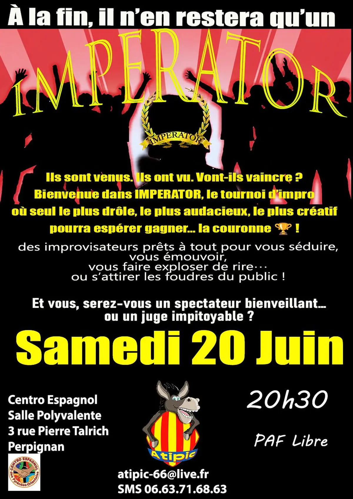IMPERATOR – Spectacle de théâtre d'improvisation