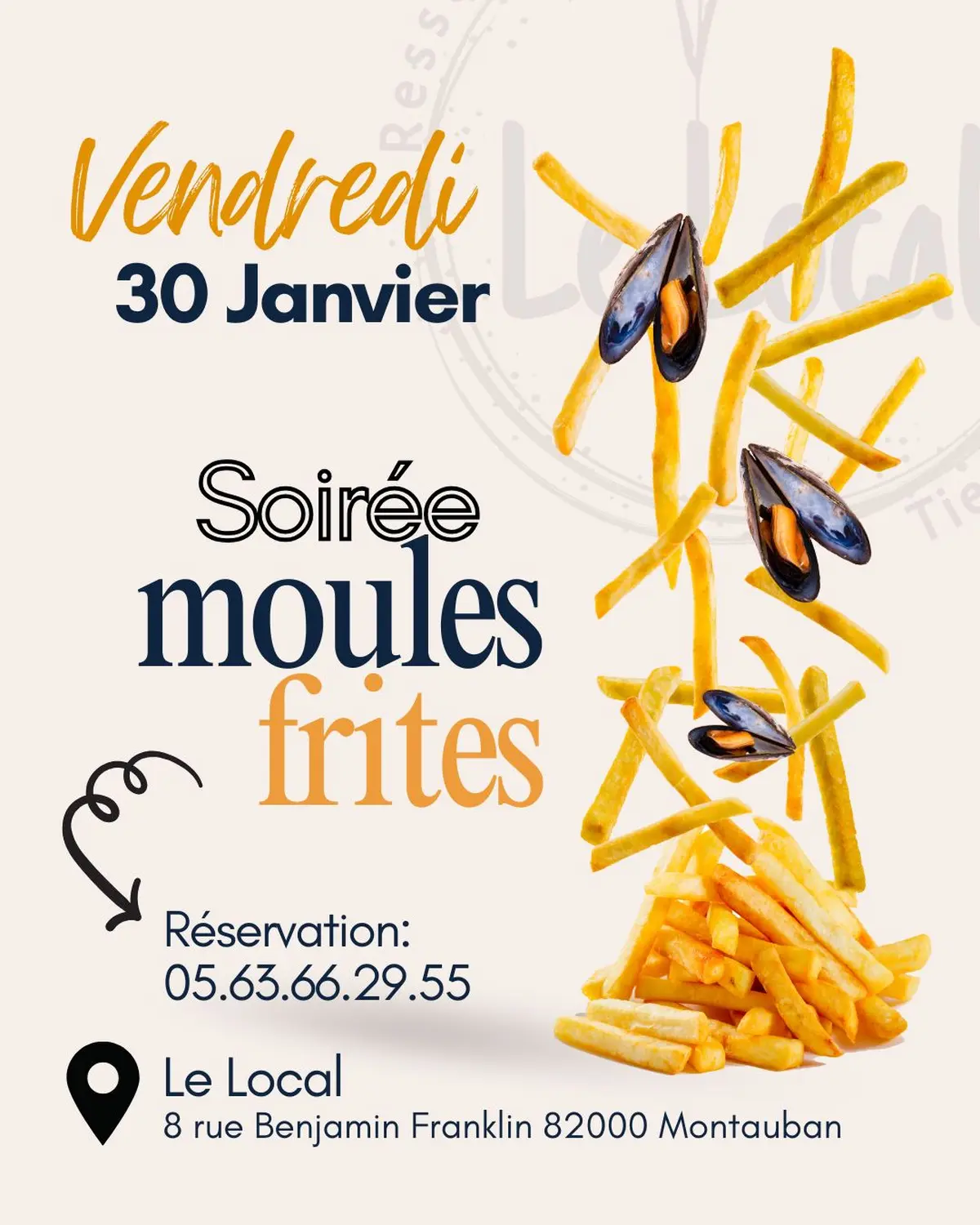 Soirée moules frites
