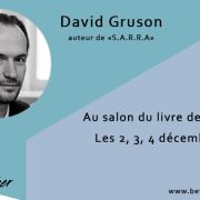 David Gruson en dédicace au salon du livre de Boulogne