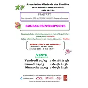 Bourse printemps / été