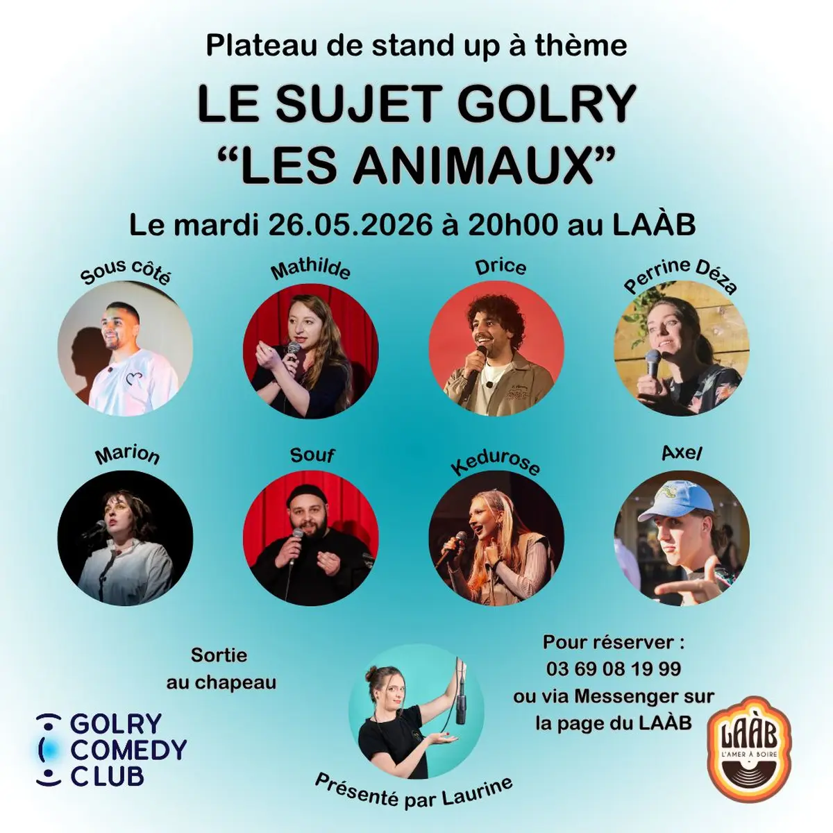 Stand-up : Le Sujet Golry Les Animaux