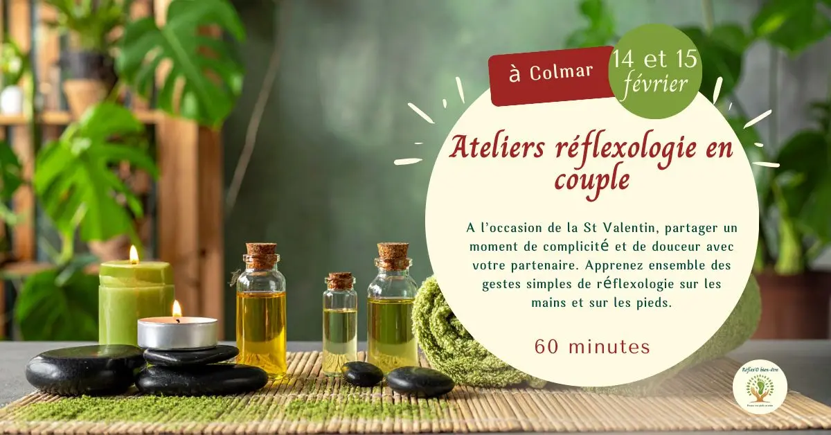Réflexologie en couple – Ateliers Collectifs et Séances Privées (Saint-Valentin)