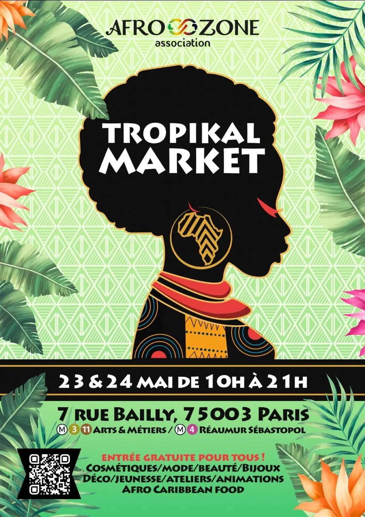 Marché afro caribéen 23-24 mai 2026 à Paris