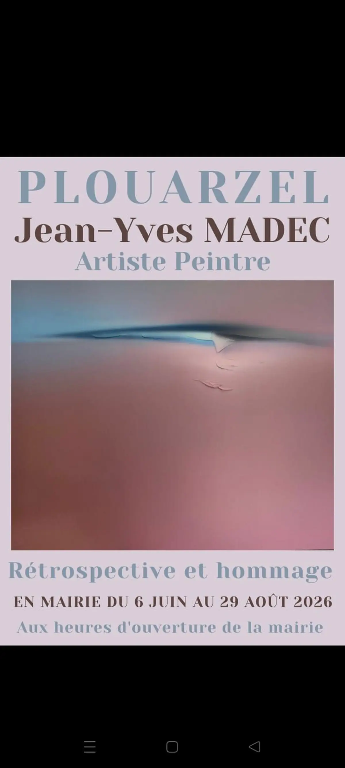 Exposition de peintures en hommage à Jean-Yves Madec 