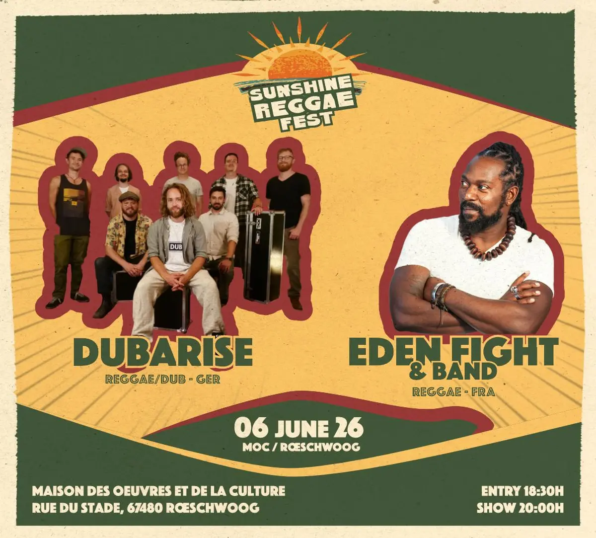 Sunshine Reggae Festival – SRF Indoor 2026 Roeschwoog