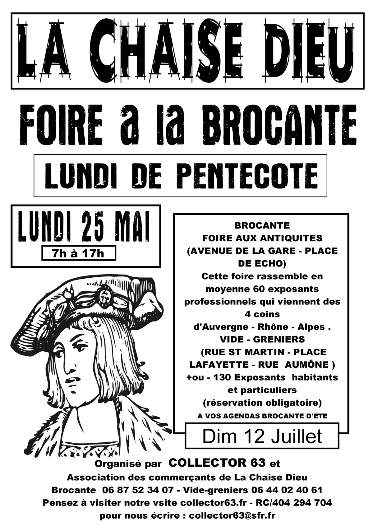Foire à la brocante lundi de pentecôte