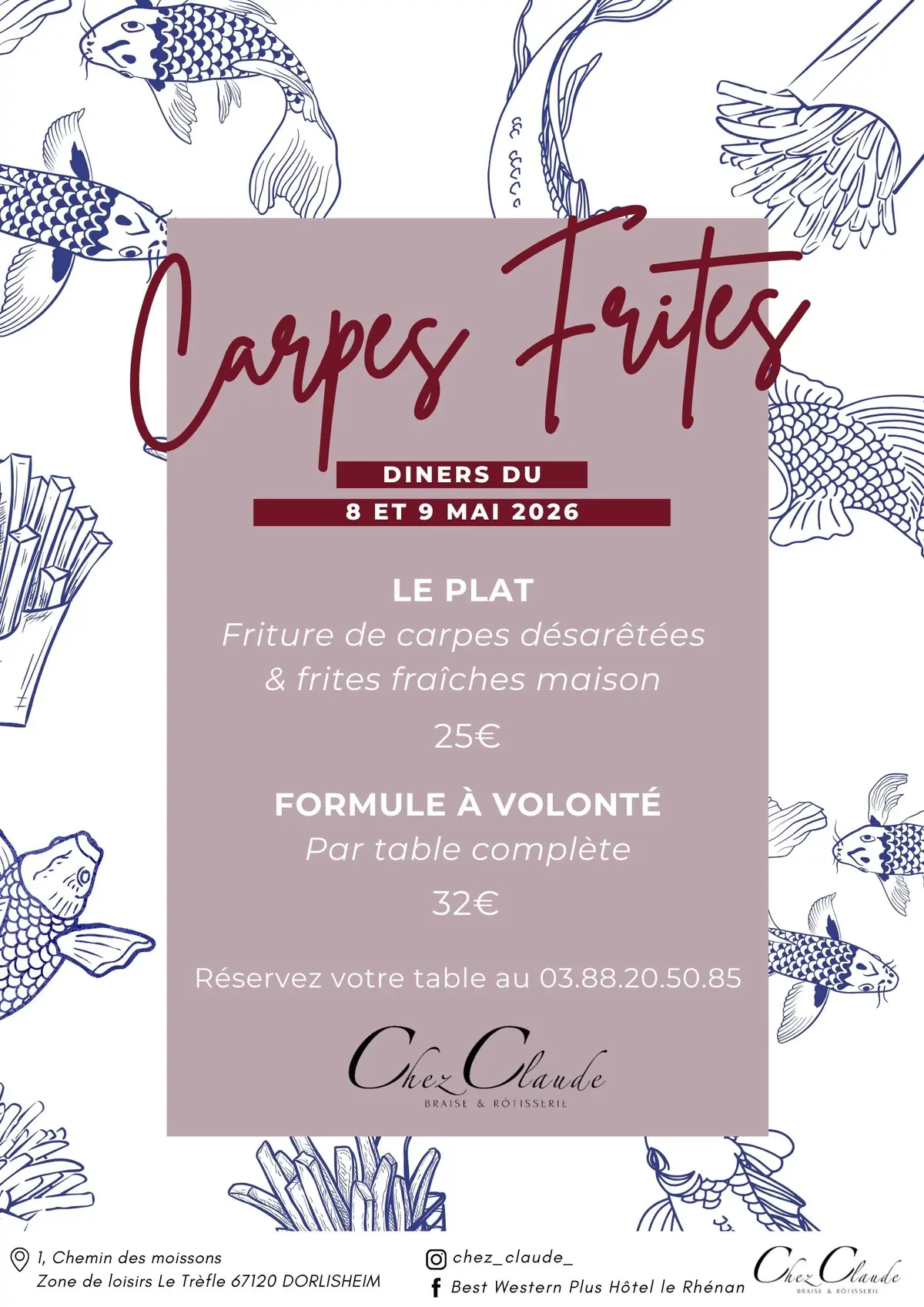 Soirées Carpes Frites