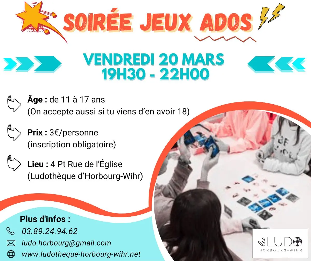 Soirée jeux ados