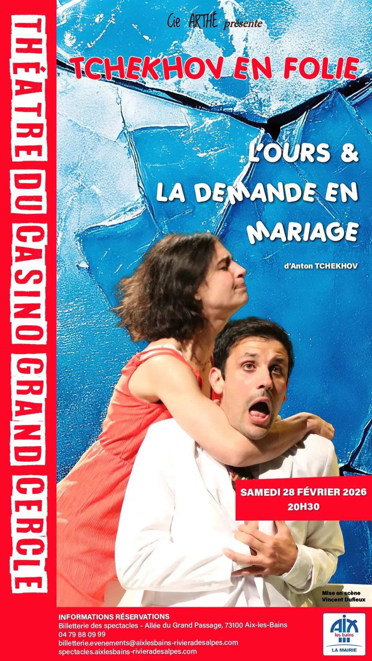 TCHEKHOV EN FOLIE ! Comédie  tout public à partir de 9 ans