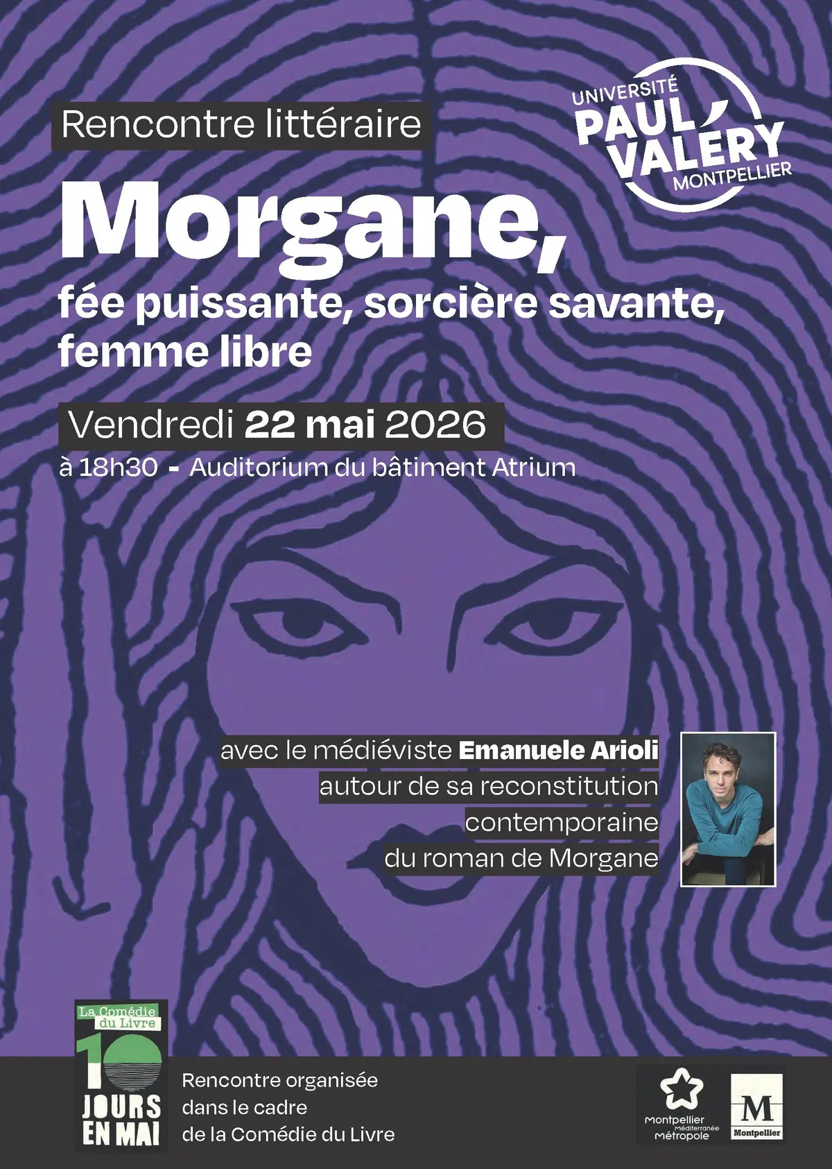 Morgane retrouvée, conférence racontée et illustrée d’Emanuele Arioli