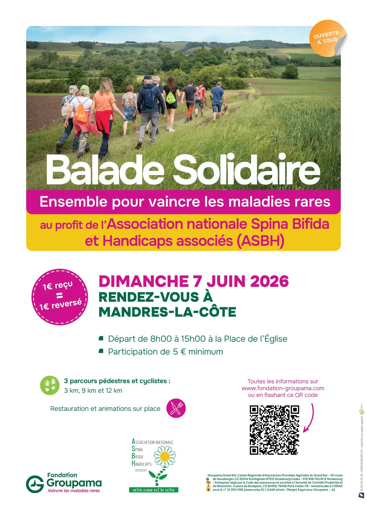 Balade Solidaire à Mandres-la-Côte