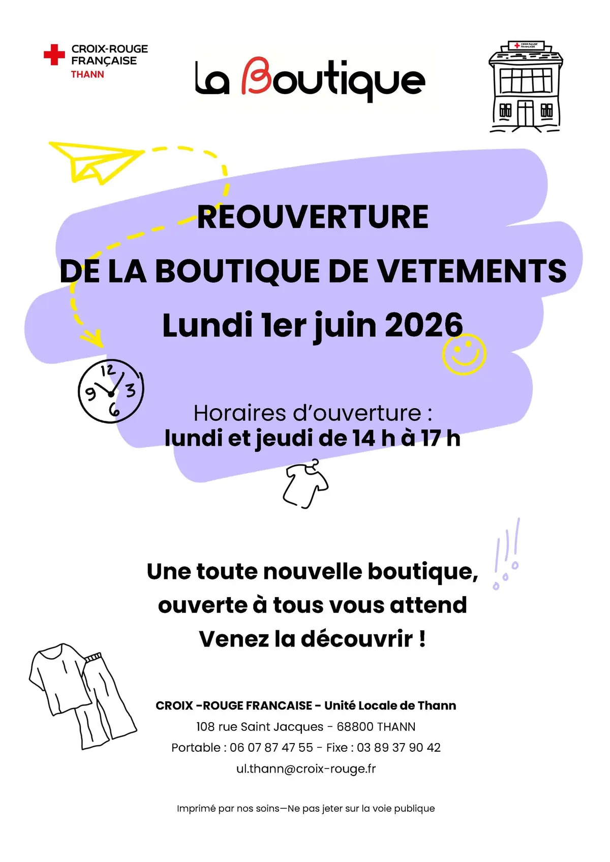 Réouverture @La Boutique 