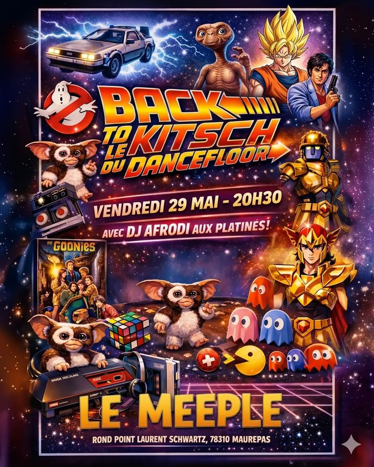 DJ Set Back to le kitsch du dancefloor au Meeple