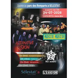 Soirée L'Évasion aux Remparts de Sélestat - du Rock dans tous ces états