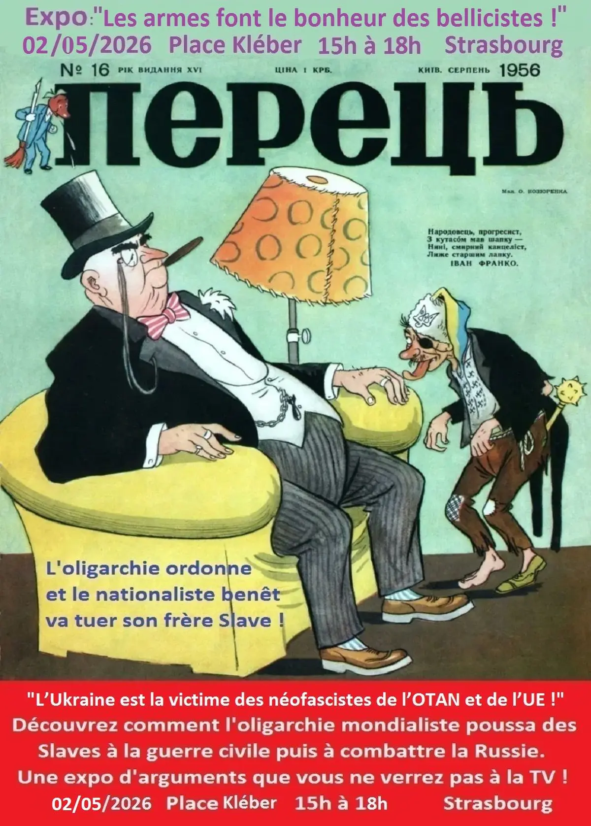 Expo : Les armes font le bonheur des bellicistes !