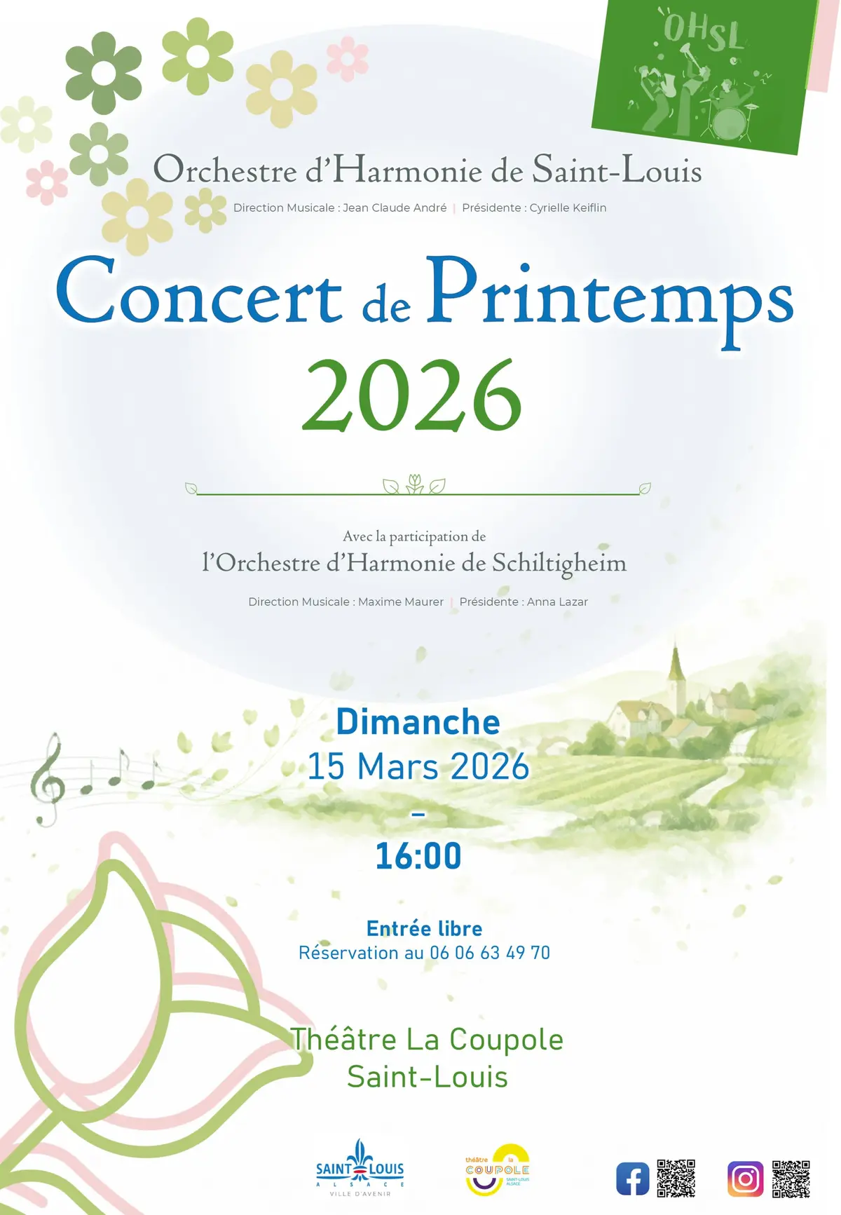 Concert de Printemps de l'Orchestre d'Harmonie de Saint-Louis