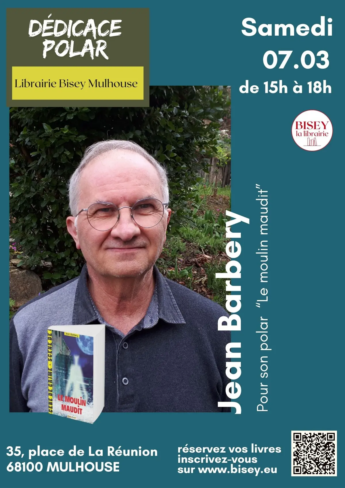 Dédicace polar avec Jean Barbery - Le moulin maudit 