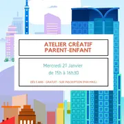 Atelier créatif parent-enfant. Dès 5 ans