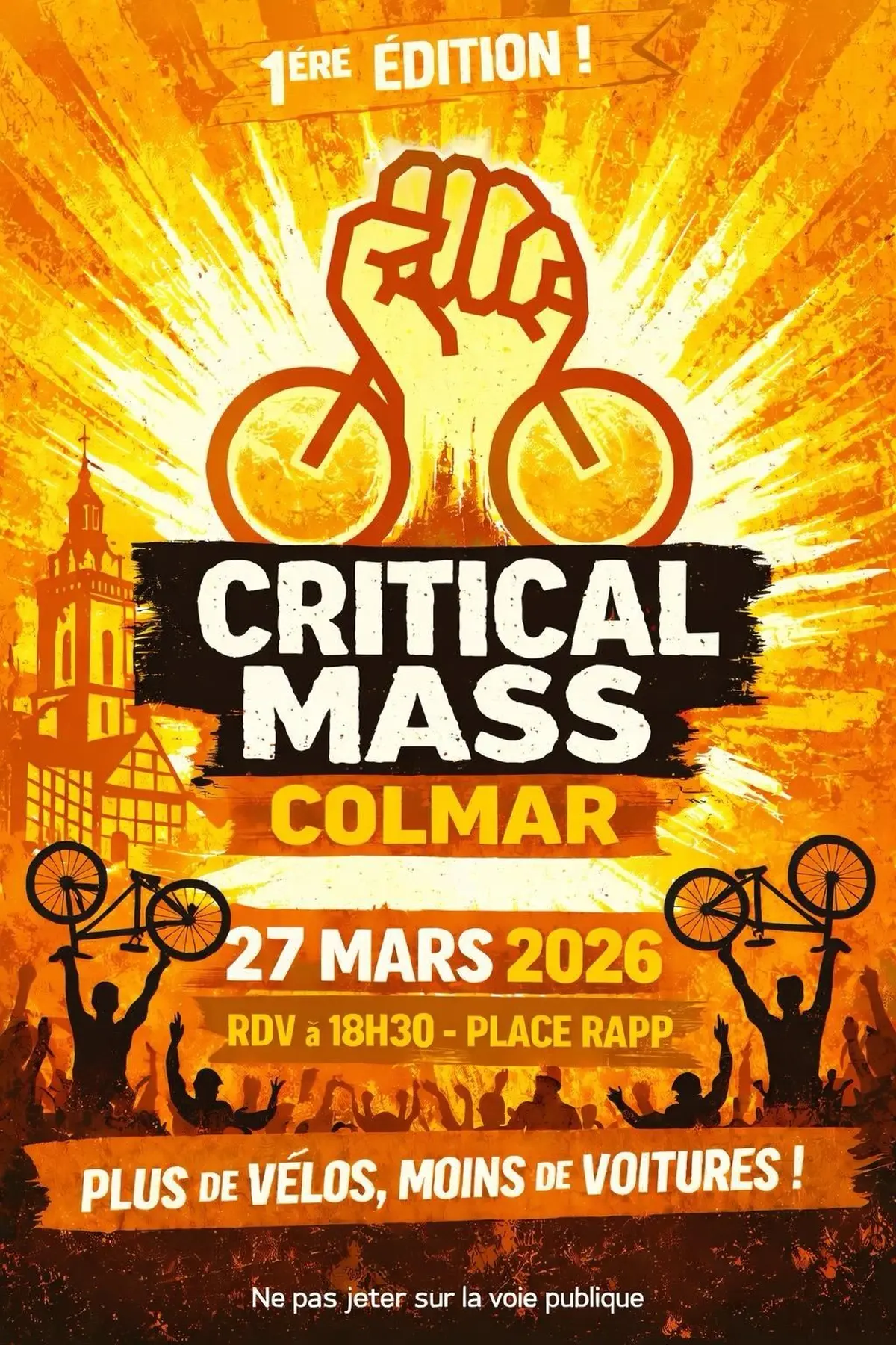 Première Critical Mass de Colmar
