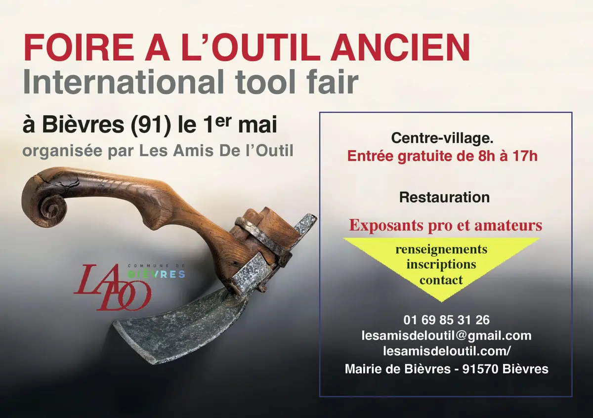 La foire  à l'outil ancien international tool fair