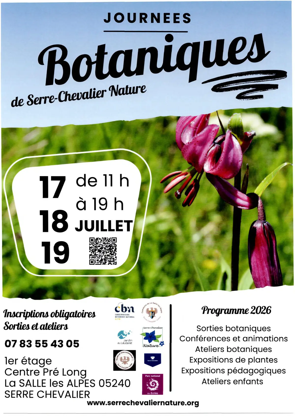 les journées botaniques de l'association Serrechevaliernature