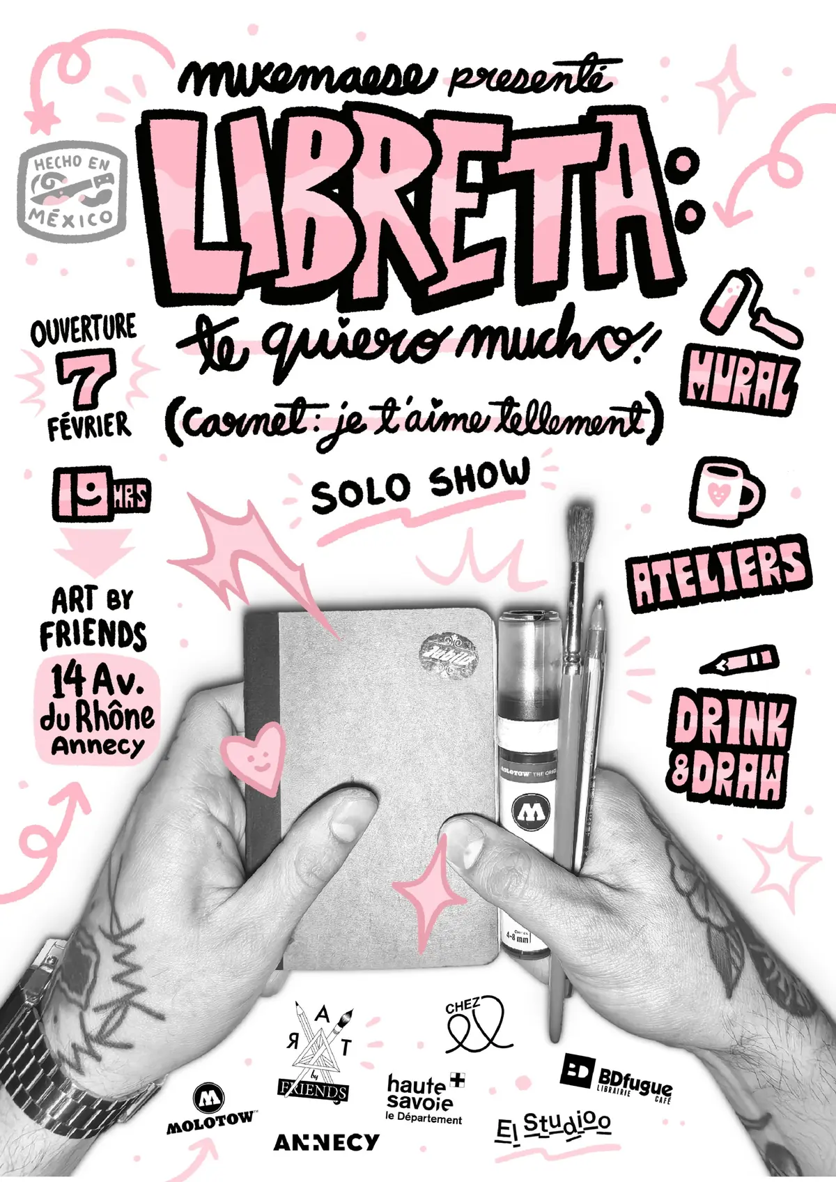 Exposition LIBRETA : te quiero mucho (Carnet : je t'aime tellement)