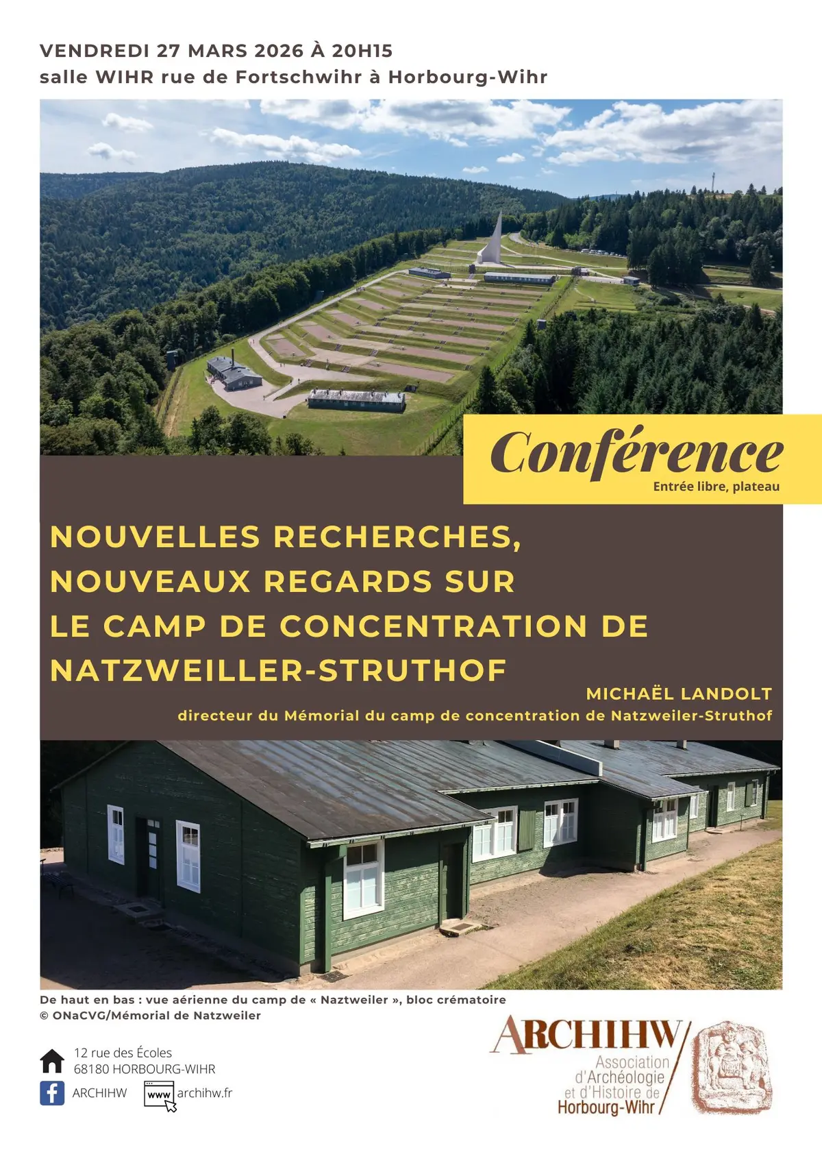 Conférence : Nouvelles recherches sur le camp de Natzweiler-Struthof