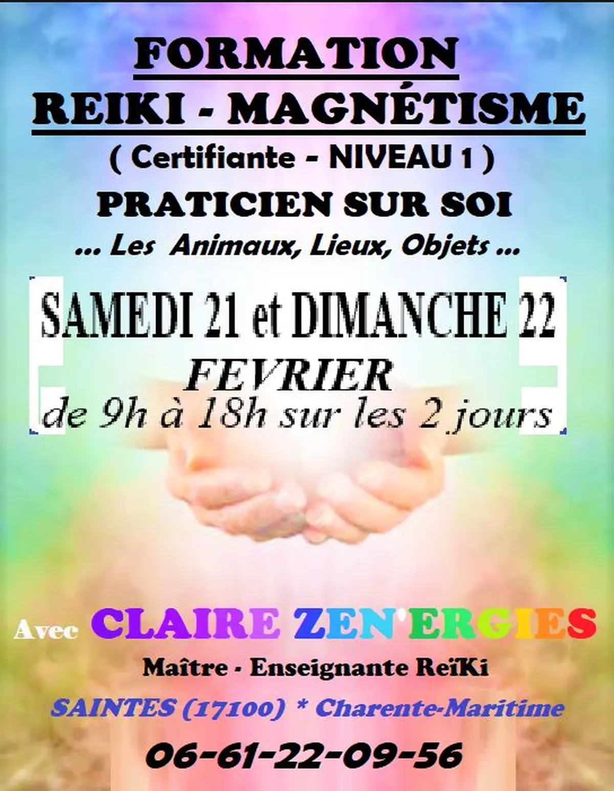 Formation certifiante Reiki Magnétiseur Niveau 1