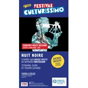 Festival Culturissimo - Concert-Récit Dessiné de Nuit Noire